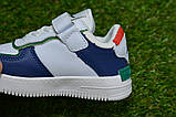 Дитячі кросівки аналог Nike Air Force 1 Shadow blue найк аїр форс шадоу синій р26-28, фото 8