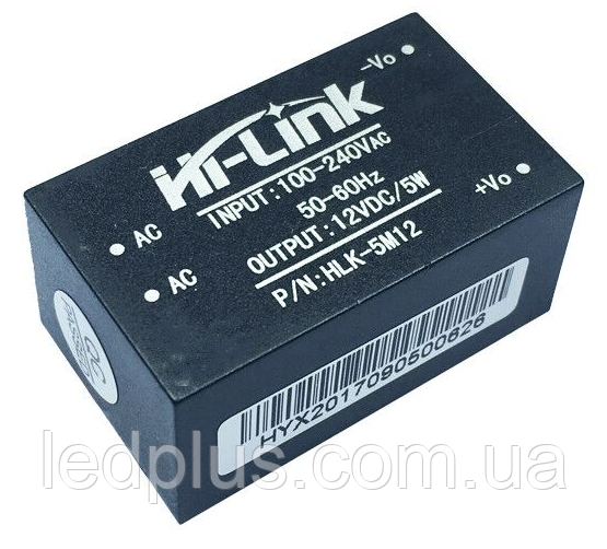 Компактний БЖ 12 V 0.42A Hi-Link HLK-5M12