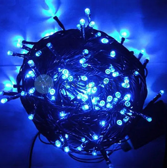 Гірлянда RD-7064 200LED Вулиця Провід Чорний, Колір ламп-Синій 199750