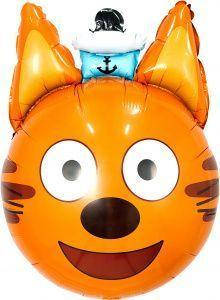 AG 21"/53 см голова Три коти Коржик Фольгована куля фігура — В УП