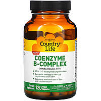 Коэнзим В-комплекс Country Life "Coenzyme B-Complex Caps" кофермент (120 капсул)