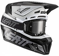 Мотошлем Leatt 8.5 + очки Velocity 5.5 в комплекте черный, L