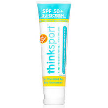 Дитячий сонцезахисний крем Think "Thinksport Sunscreen SPF 50+" водостійкий (89 мл)