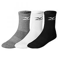 Набор спортивных носков из 3-х пар Mizuno Training 3P Socks 32GX6A54-99