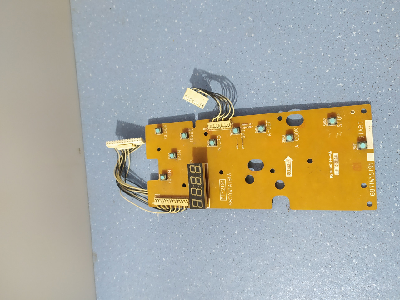 Плата керування для мікрохвильової печі LG 6871W1S191