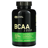 Аминокислотный комплекс Optimum Nutrition "Mega-Size BCAA 1000 Caps" цепь 2:1:1 (200 капсул)