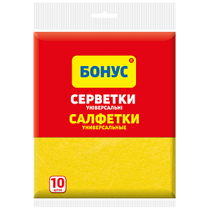 Серветки віскозні 10 шт. БОНУС