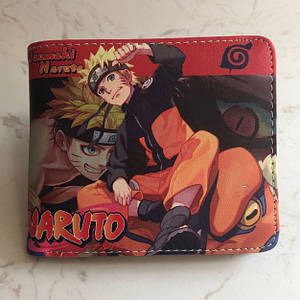 Гаманець Аніме Наруто Стиль Жовтогарячий