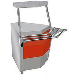 Кутовий стіл ЕН-КЗ-45-1020 Е, зовнішній кутовий стіл для лінії роздачі Ексклюзив