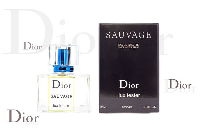 Чоловічий LUX тестер Dior Sauvage 60 мл, фото 1