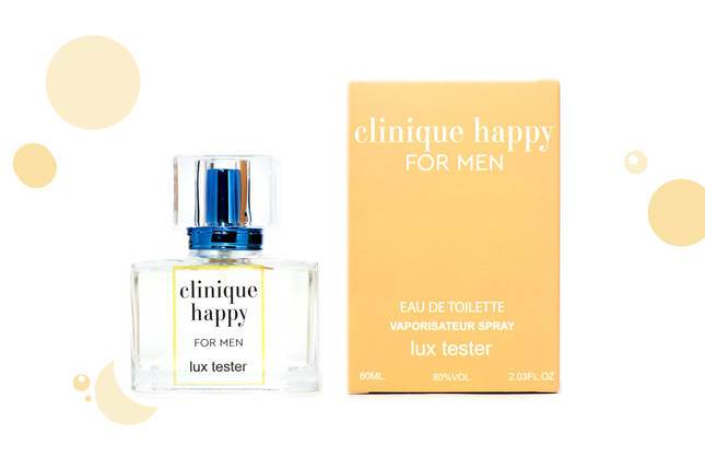 Чоловічий LUX тестер Clinique Happy For Men 60 мл, фото 1