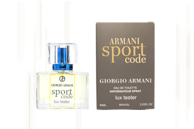 Чоловічий тестер LUX Armani Code Sport 60 мл, фото 1