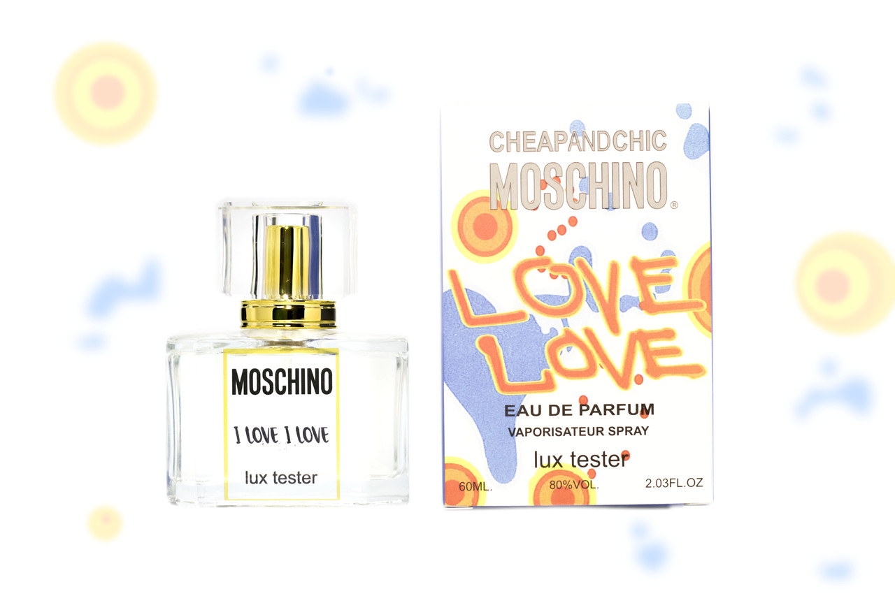 Жіночий LUX тестер Moschino I Love Love 60 мл