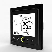 Терморегулятор программируемый IN-THERM PWT 002 Wi-Fi ЧЕРНЫЙ для теплого пола, датчик температуры, термостат