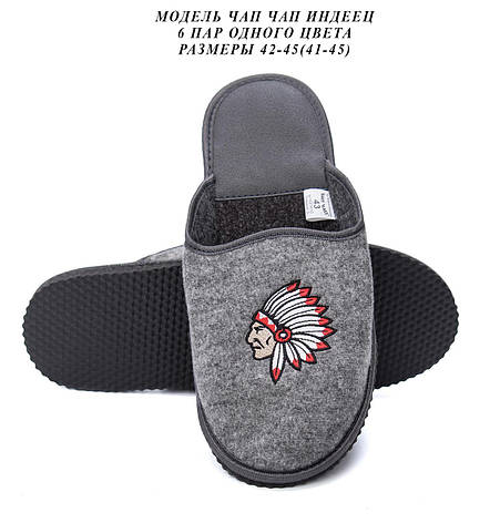 Чоловічі тапочки, фото 1