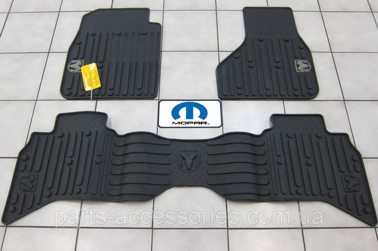 Dodge RAM 1500 2009-2012 Килимки килимки гумові передні нові Оригінал