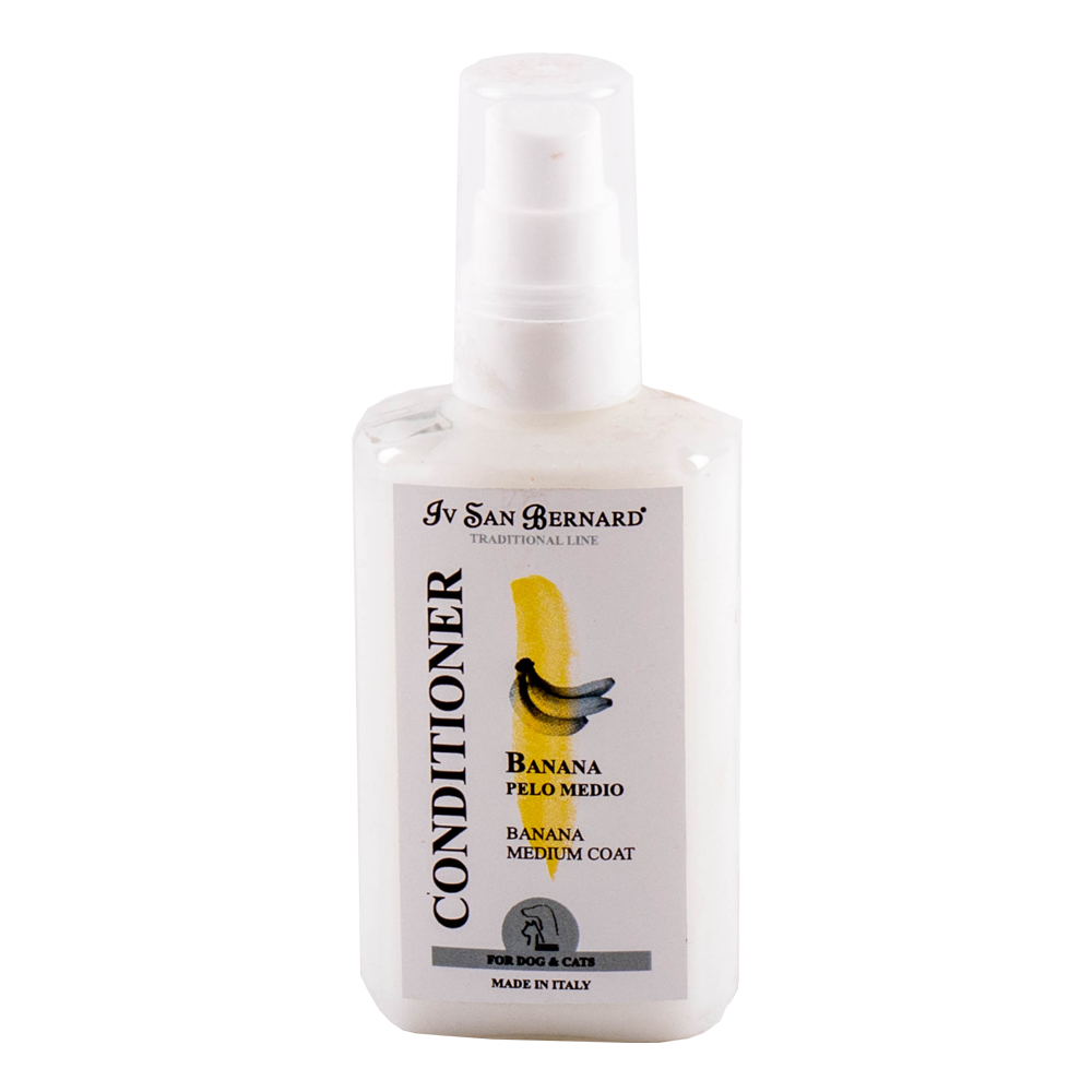 Кондиціонер для середньої шерсті собак та котів Банан Iv San Bernard TRADITIONAL Banana Conditioner 100 мл