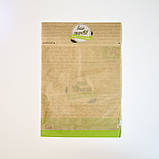 Упаковка під випічку 170*245 мм Паперові крафт пакети для пончиків з вікном і лінією-самоклейкою, фото 5