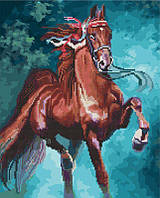 Картина По Номерам Алмазная Мозаика Лошадь SKL88-346679