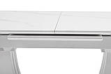 Керамічний стіл ТМL-866 білий мармур 130/170 від Vetro Mebel, фото 5
