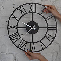 Черные настенные часы Nagasaki 38 x 38 см SKL101-354263