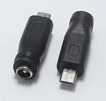 Адаптер DC 5.5*2.1 до Micro USB Зарядний Конвертер Перехідник Мікро ЕСБ на 5.5 х 2.1