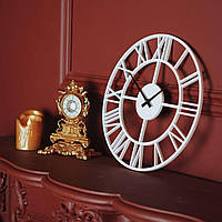 Белые настенные часы Nagasaki 38 x 38 см SKL101-354303