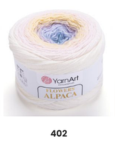 Нитки пряжа для в'язання секційна FLOWERS ALPACA YarnArt Ярнарт Фловерс Альпака № 402