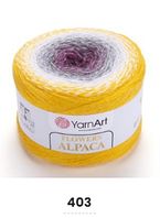 Нитки пряжа для в'язання секційна FLOWERS ALPACA YarnArt Ярнарт Фловерс Альпака № 403