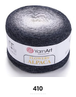 Нитки пряжа для в'язання секційна FLOWERS ALPACA YarnArt Ярнарт Фловерс Альпака № 410