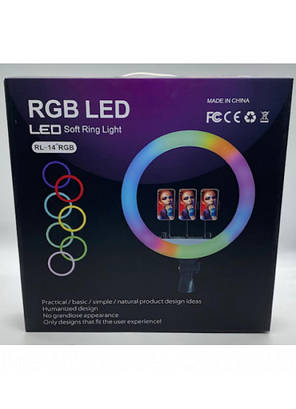 Кільцева Led-лампа Ring Light RL-14 Rgb діаметр 36 cм 195175, фото 2