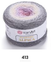 Нитки пряжа для вязания секционная FLOWERS ALPACA YarnArt Ярнарт Фловерс Альпака № 413