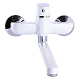 Кухонний змішувач Globus Lux Laguna GLA-0104-7-WHITE білий, фото 4