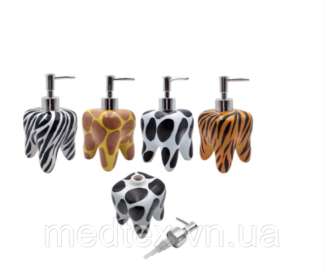 Диспенсер для мила у формі зуба в стоматологію, фото 1