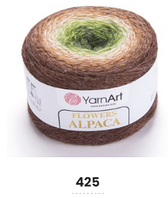 Нитки пряжа для вязания секционная FLOWERS ALPACA YarnArt Ярнарт Фловерс Альпака № 425