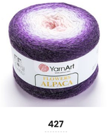 Нитки пряжа для вязания секционная FLOWERS ALPACA YarnArt Ярнарт Фловерс Альпака № 427