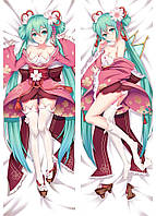 Аніме Дакімакура Гатсуне Міку анімаційний проект «Vocaloid China» / ВОКАЛОЇД КЛУБ (подушка обіймашка) 120*40