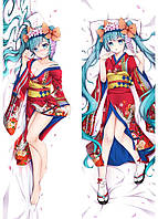 Аніме Дакімакура Гатсуне Міку анімаційний проект «Vocaloid China» / ВОКАЛОЇД КЛУБ (подушка обіймашка) 120*40