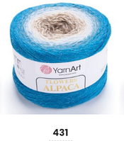 Нитки пряжа для вязания секционная FLOWERS ALPACA YarnArt Ярнарт Фловерс Альпака № 431