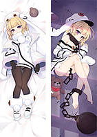 Аніме Дакімакура Сиріус Лазурний шлях Azur Lane (подушка обіймашка) 120*40 см