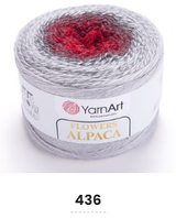 Нитки пряжа для вязания секционная FLOWERS ALPACA YarnArt Ярнарт Фловерс Альпака № 436