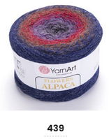 Нитки пряжа для вязания секционная FLOWERS ALPACA YarnArt Ярнарт Фловерс Альпака № 439