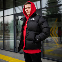 Чоловіча зимова куртка The North Face Зимовий чоловічий пуховик TNF чорний