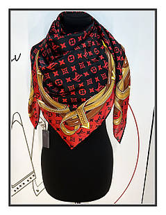 Хустка Louis Vuitton важкий шовк, фото 2