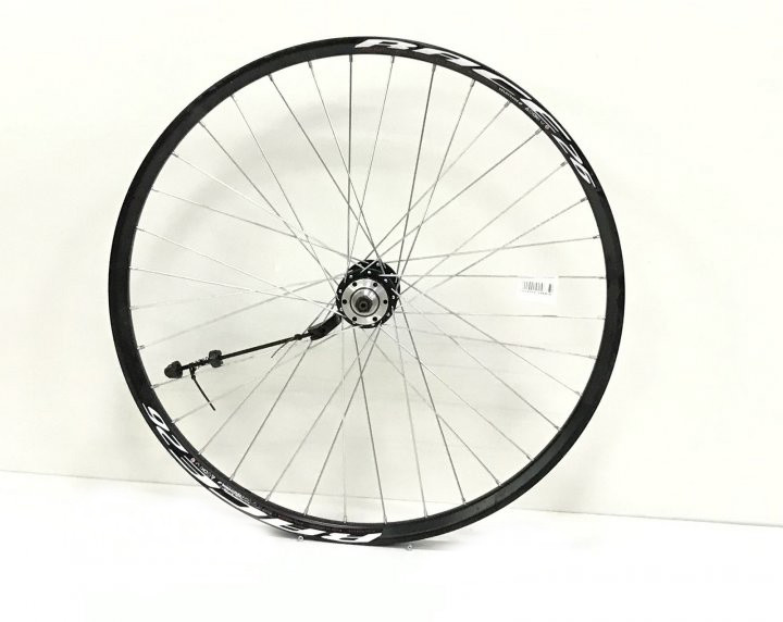 Колесо заднє 26" VLT 36H під тріскачку, disc, втулка SF-A210R, чорний (WHRVLT-AL-26-018) ДЕФЕКТ
