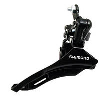 Передний переключатель Shimano FD-TZ30 нижняя тяга, 28.6мм черный (FD-TZ30-down1)