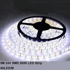 Світлодіодна стрічка SMD 5050 60 LED/m IP20, Білий