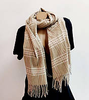 Кашемировый женский теплый шарф шаль палантин