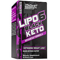 Lipo-6 Black Keto Nutrex Research, 60 капсул
