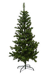 Ялинка штучна - Роксана, 180 см, з 2 частин, металева ніжка, сосна, зелений, ПВХ (МР-180)